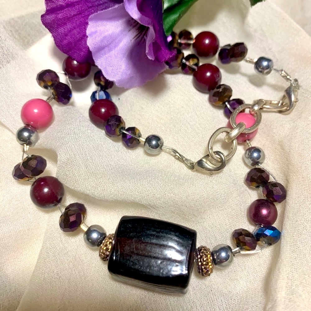Cranberry Elegance Necklace